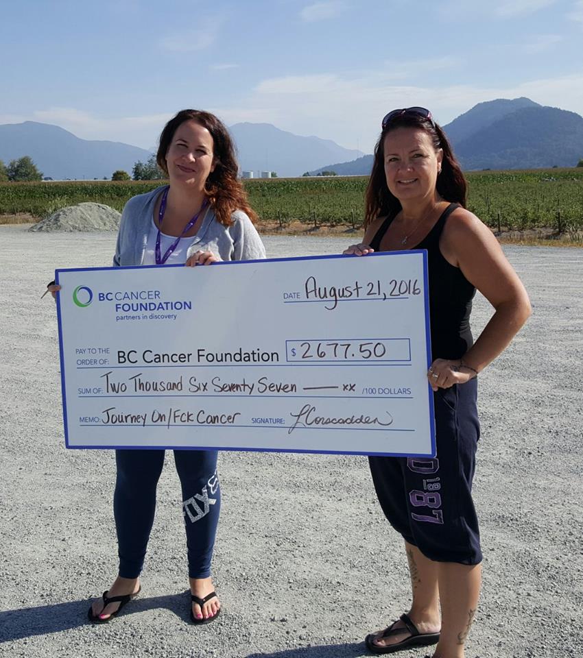 Cheque presentation, 2016